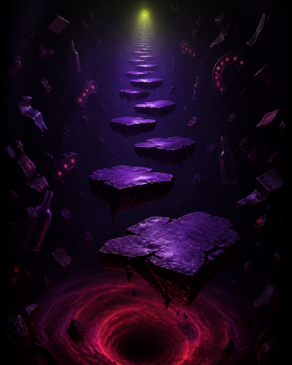 A staircase above the Dependence vortex