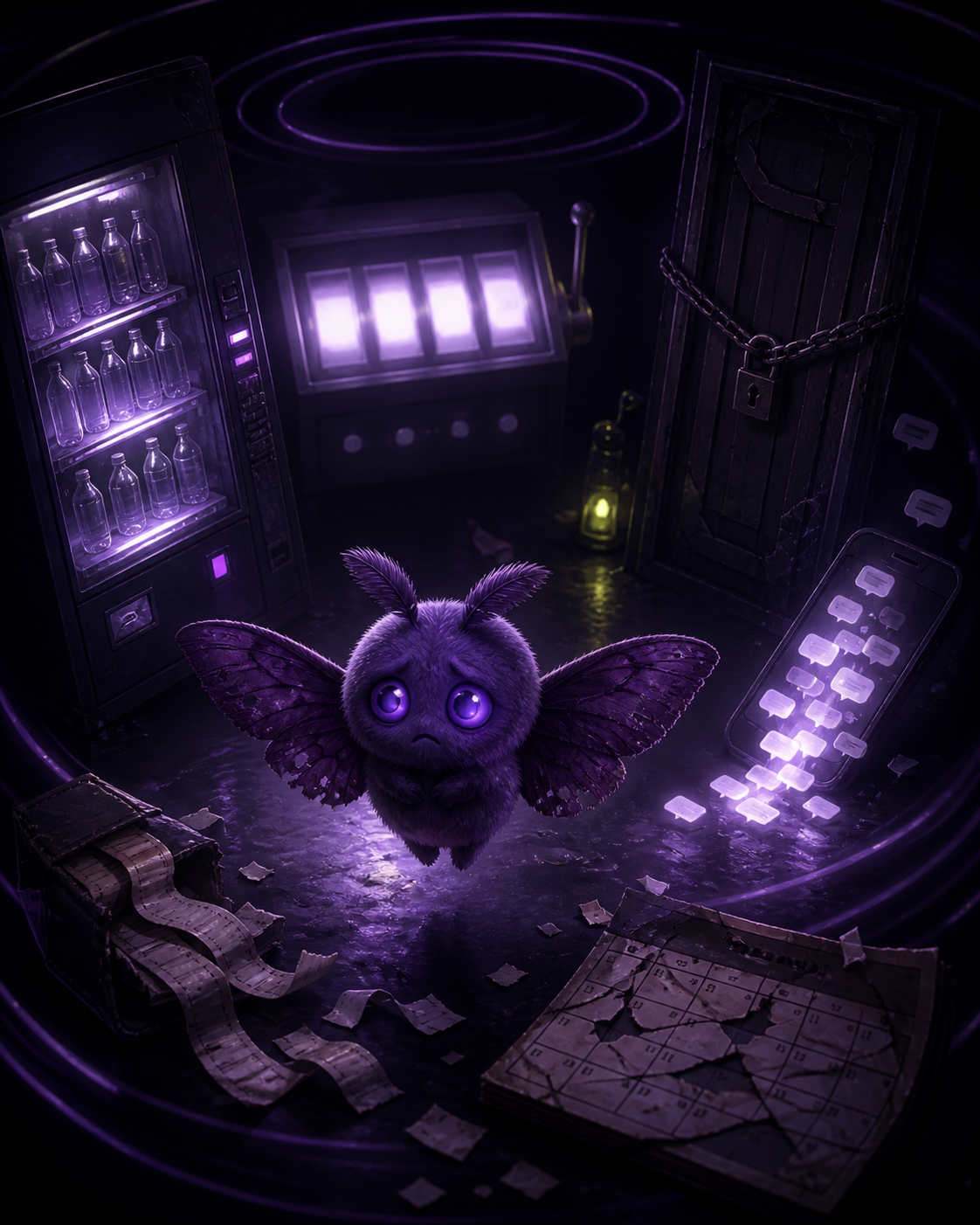 MORB trapped in a dark room of compulsions